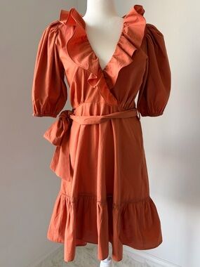 Super Natural Cotton Tiered Ruffled Dress